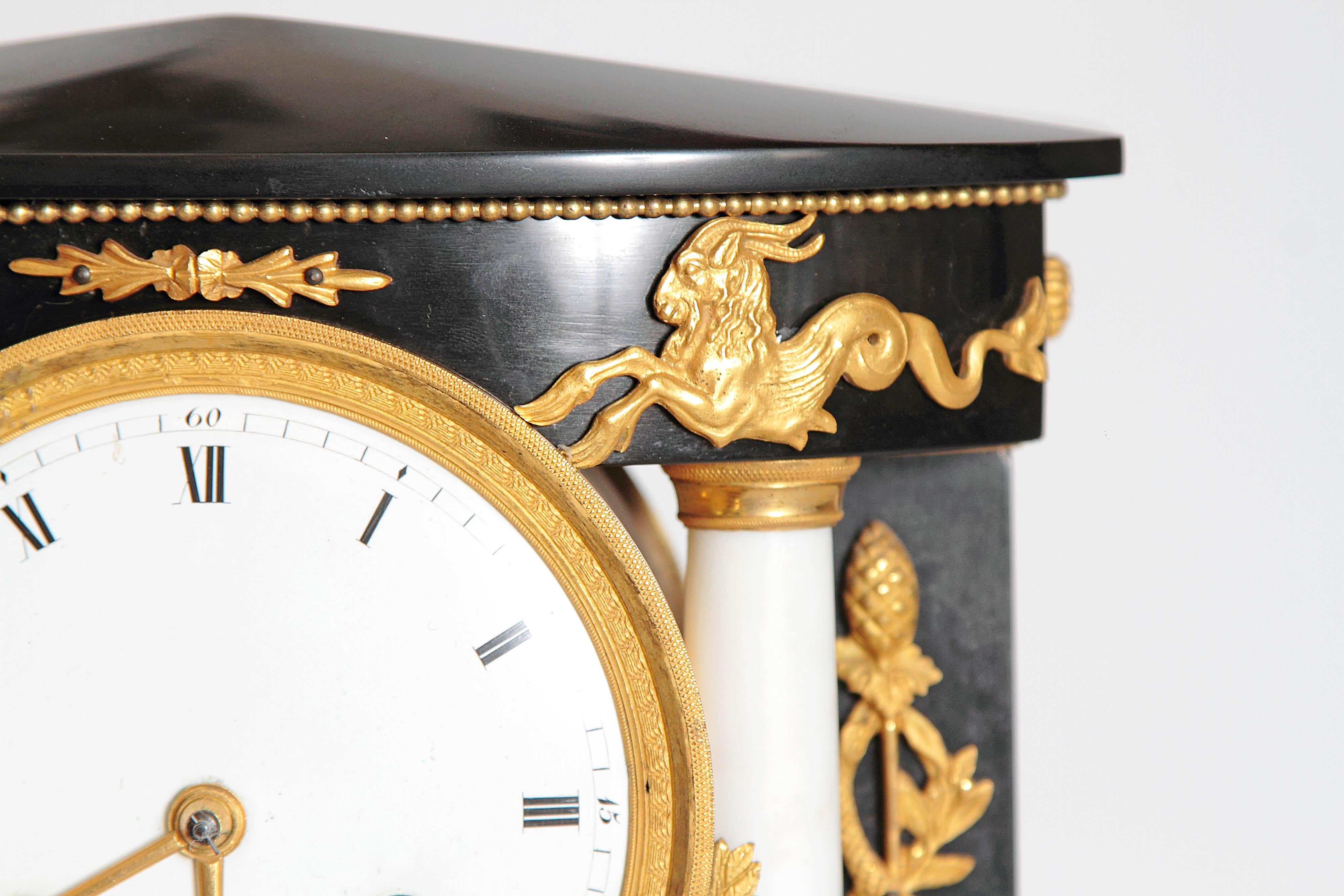 Early 19th Century French Neoclassic Clock 2