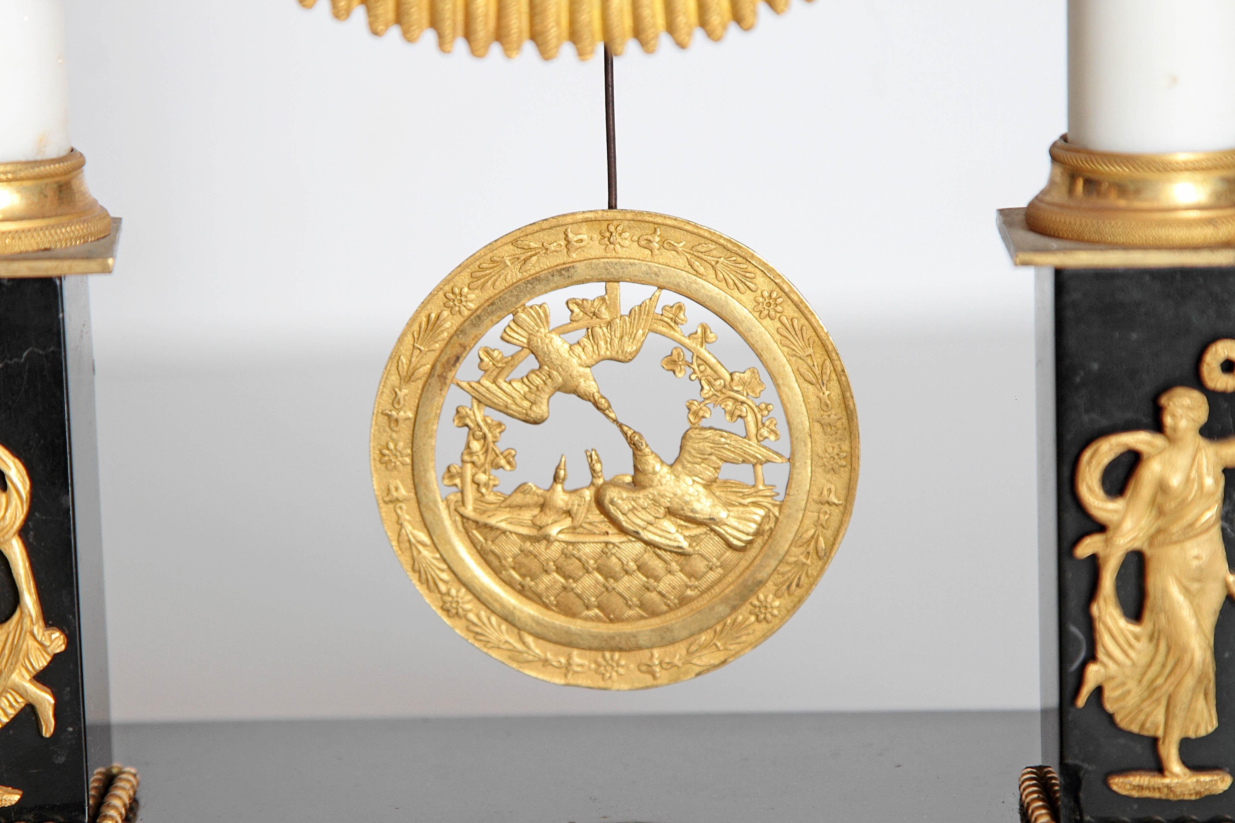 Early 19th Century French Neoclassic Clock 7