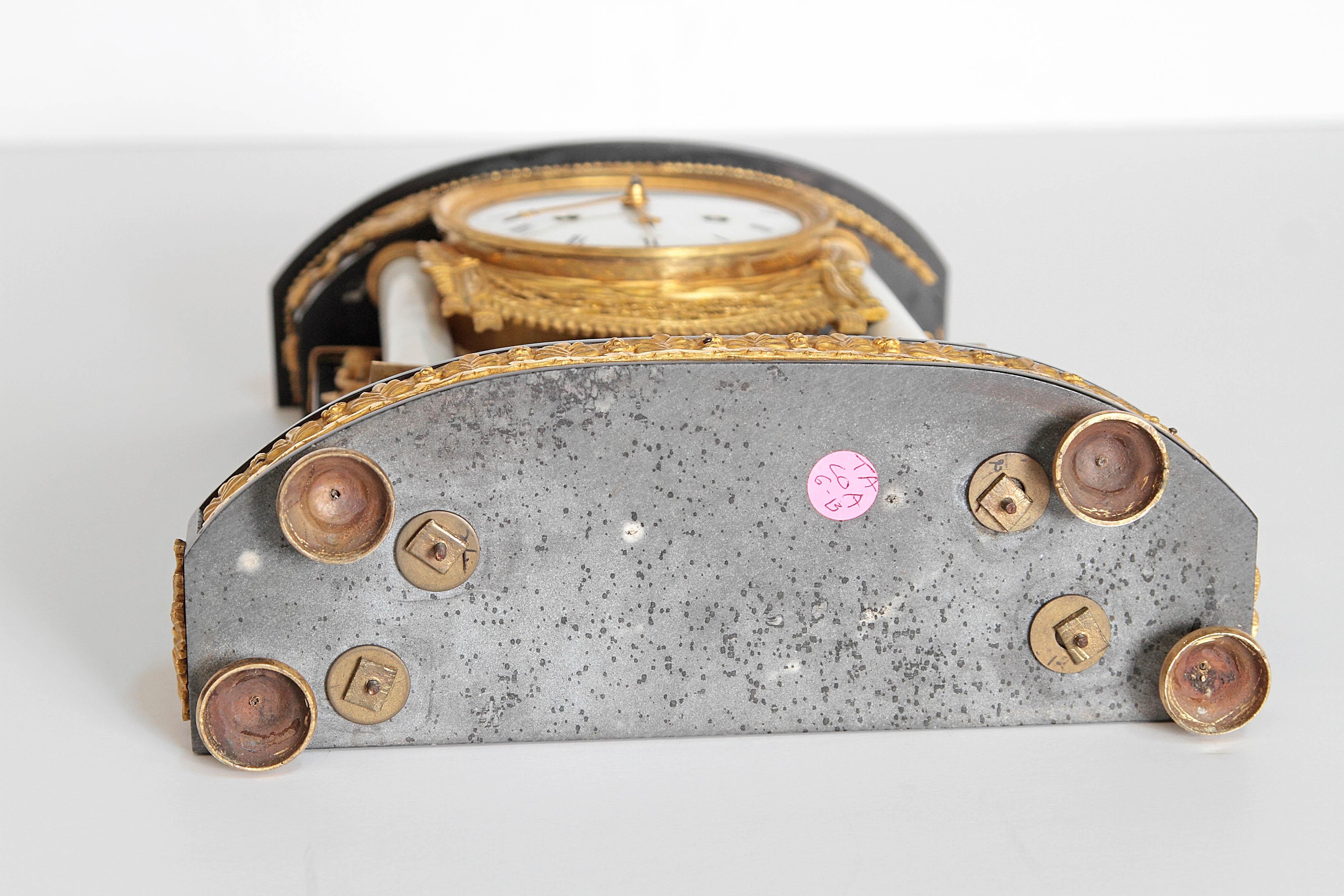 Early 19th Century French Neoclassic Clock 12