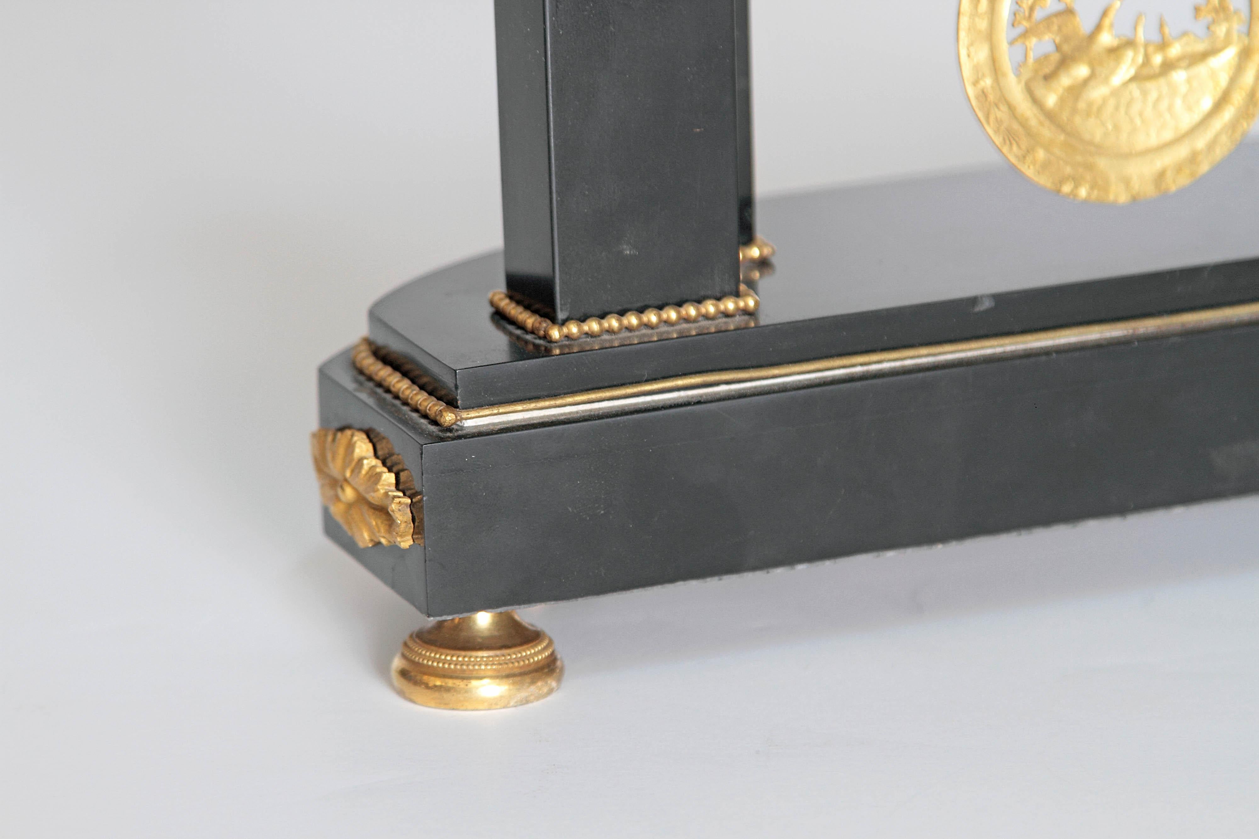 Early 19th Century French Neoclassic Clock 8