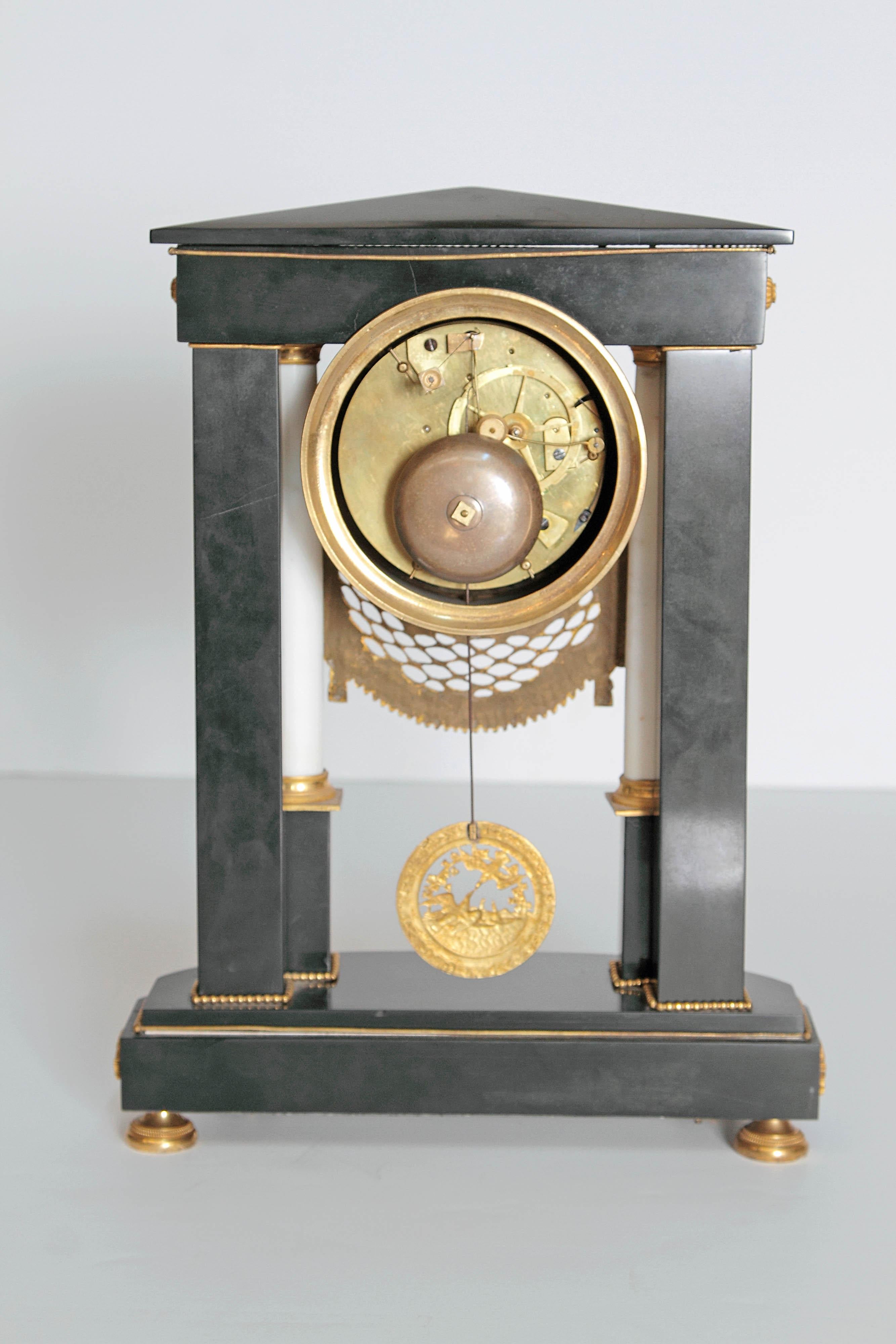 Early 19th Century French Neoclassic Clock 1