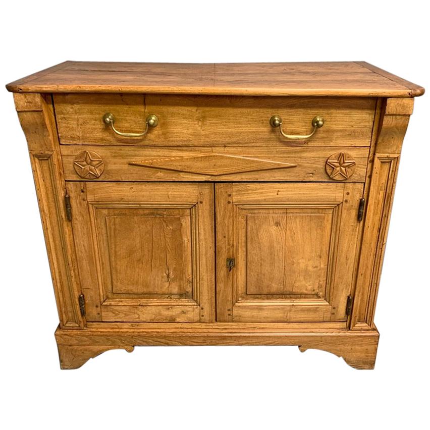 Early 19th Century French Oak and Chestnut Buffet Server For Sale