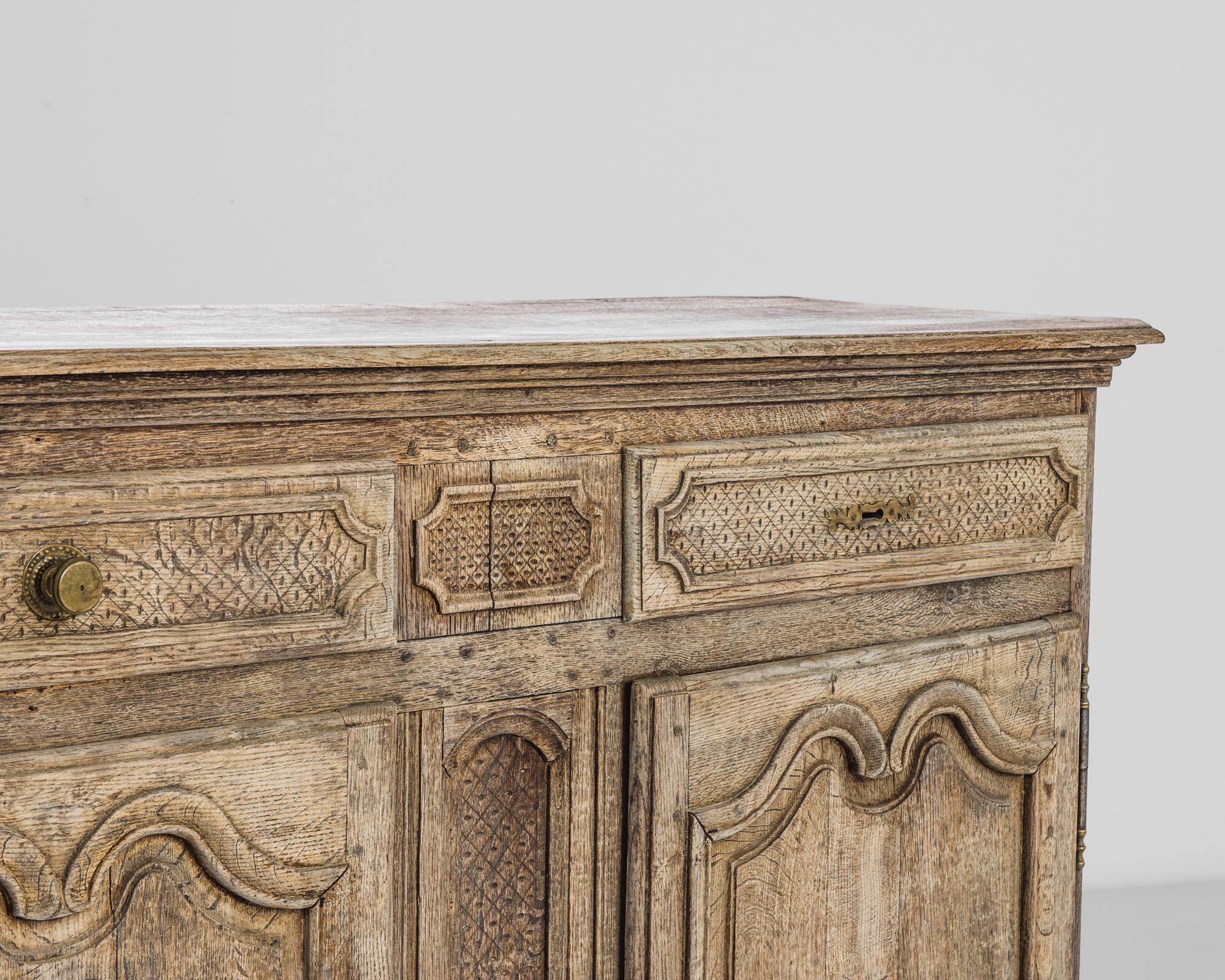 French Provincial Early 19th Century French Oak Buffet