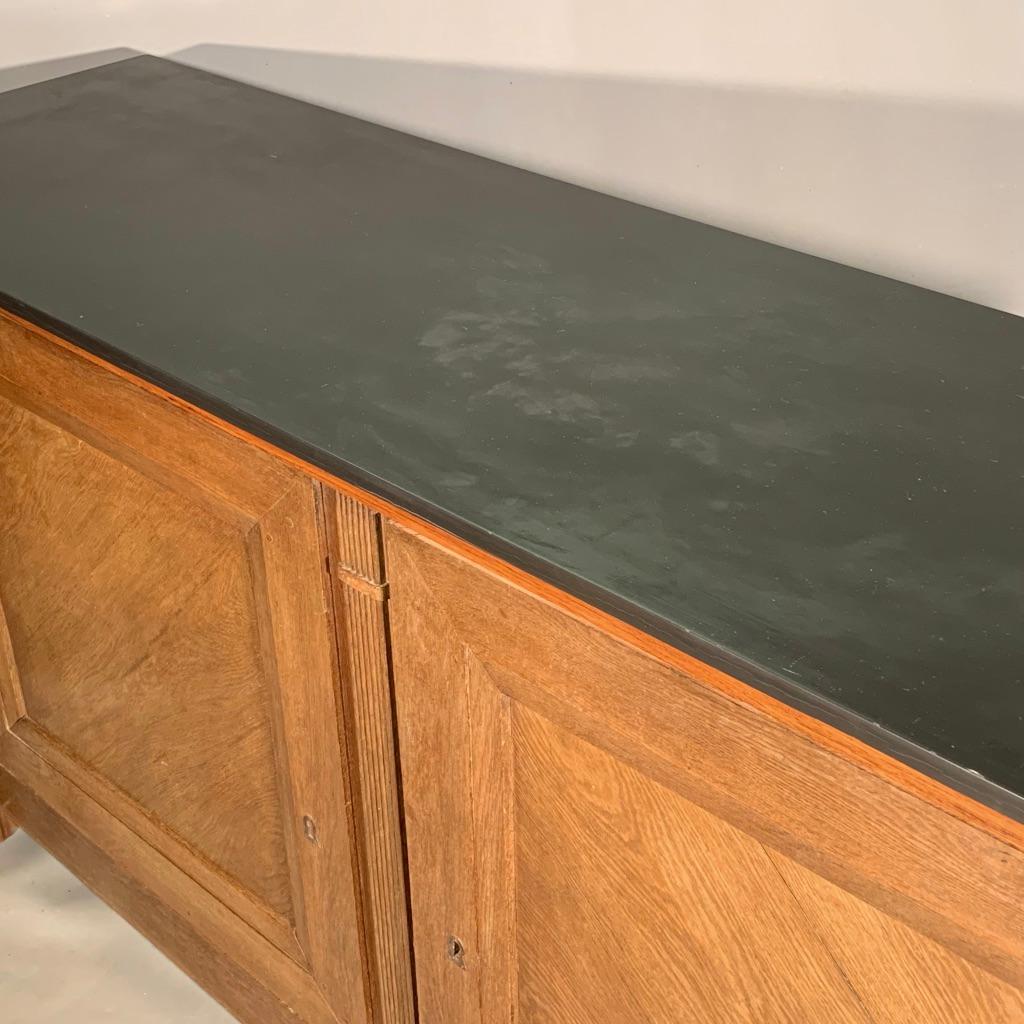Early 19th Century French Oak Empire Sideboard with a Slate Top 1