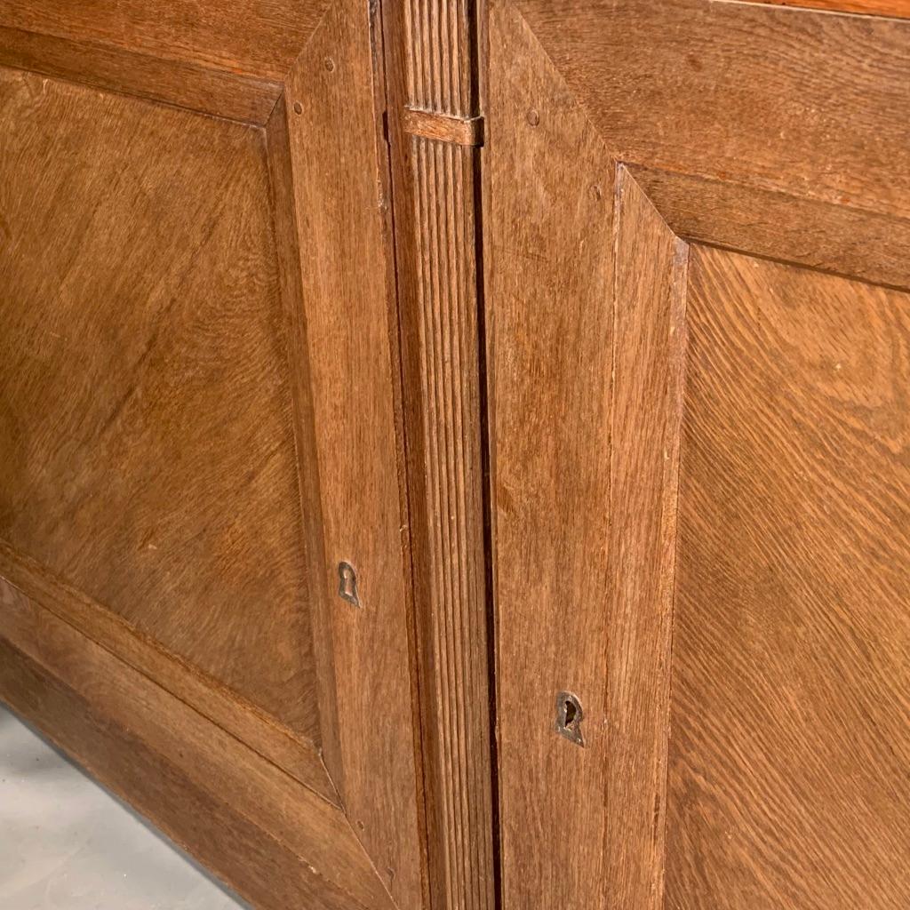 Early 19th Century French Oak Empire Sideboard with a Slate Top 3