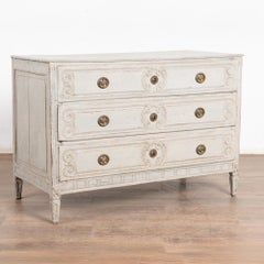 Early 19th Century French Oak Painted Chest of Drawers