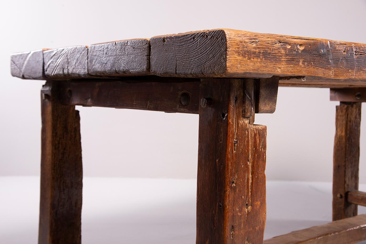 Early 19th Century French Oak Table 10