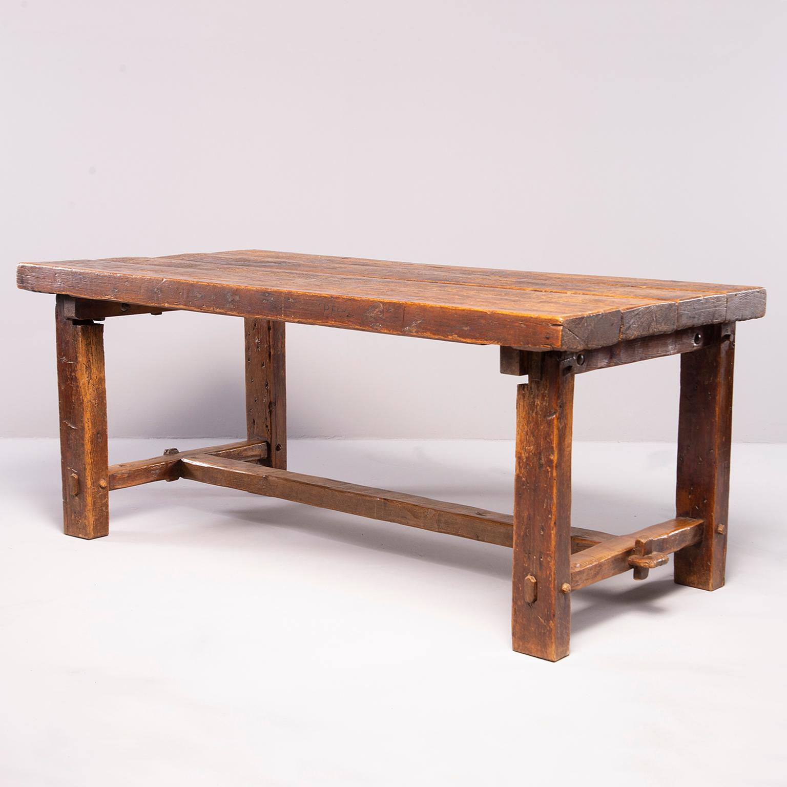 Rustic Early 19th Century French Oak Table