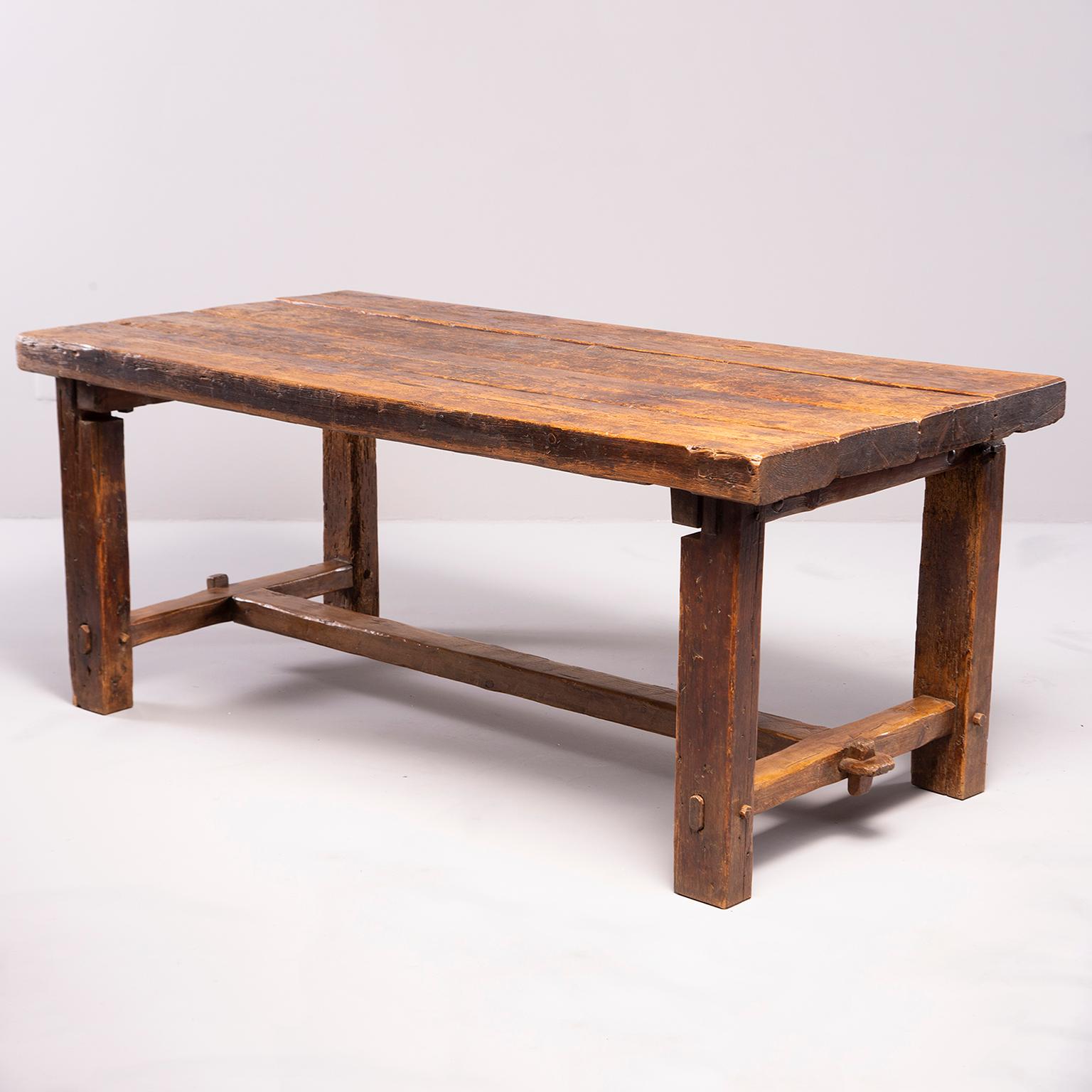 Early 19th Century French Oak Table 1