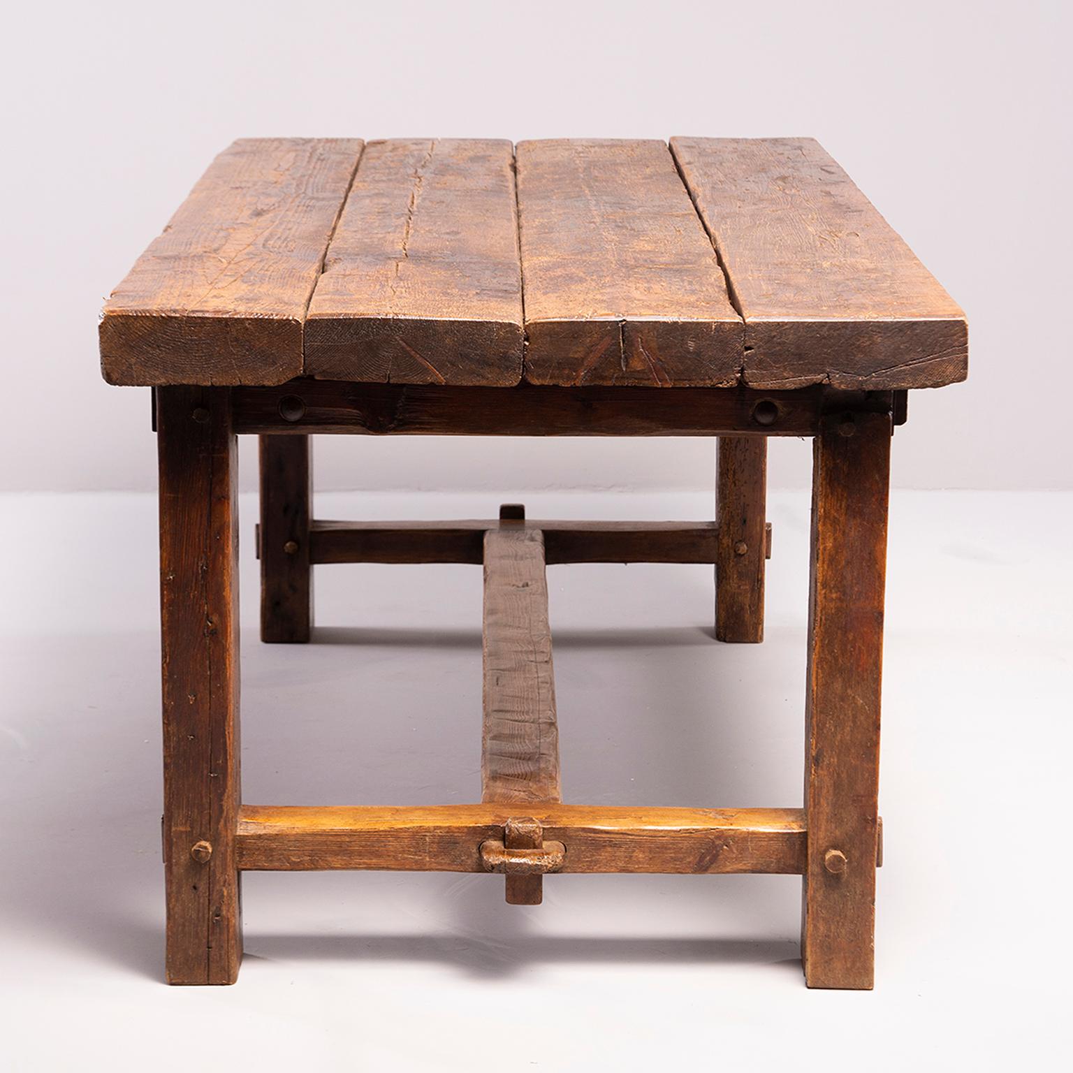 Early 19th Century French Oak Table 2