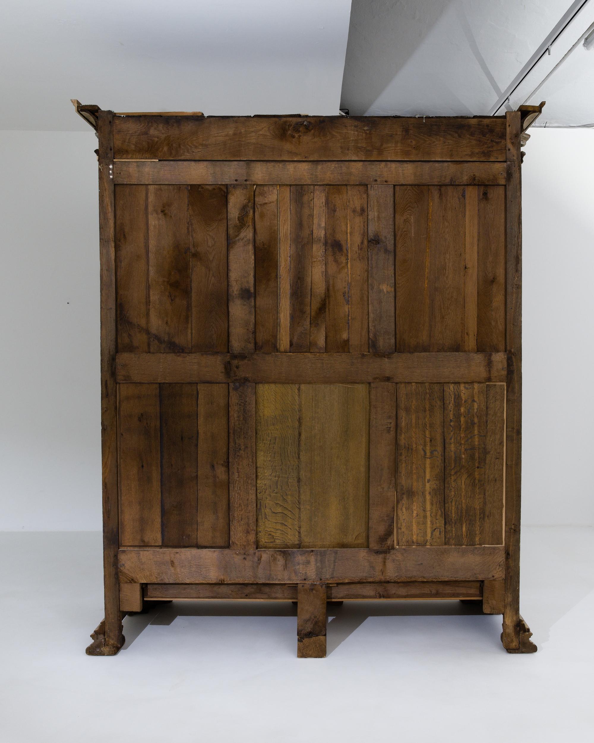 Early 19th Century French Oak Wardrobe  10