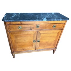 Antique Early 19th Century French or Baltic Neoclassical Marble Top Cabinet