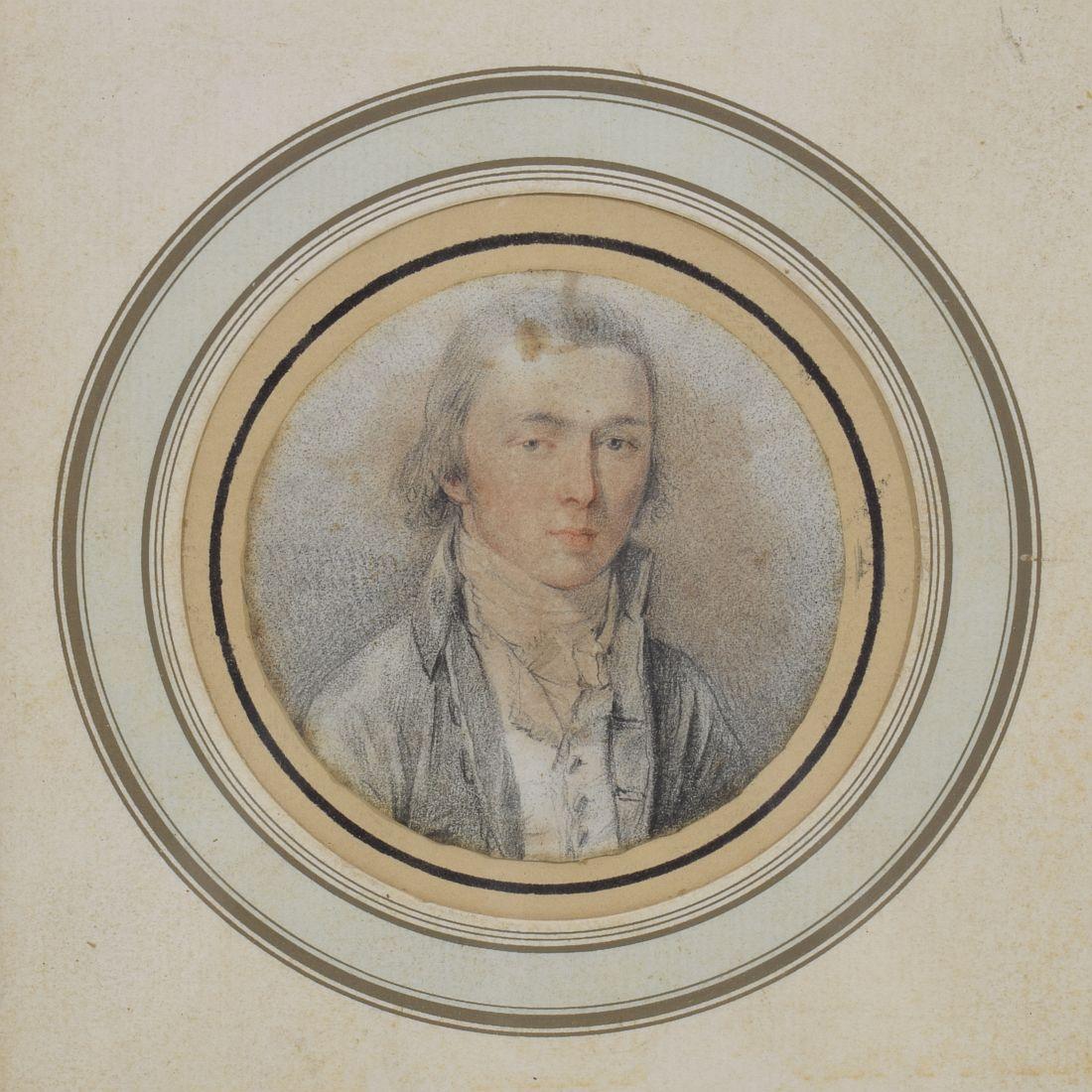 Early 19th Century French Portrait Drawing of a Young Man 3
