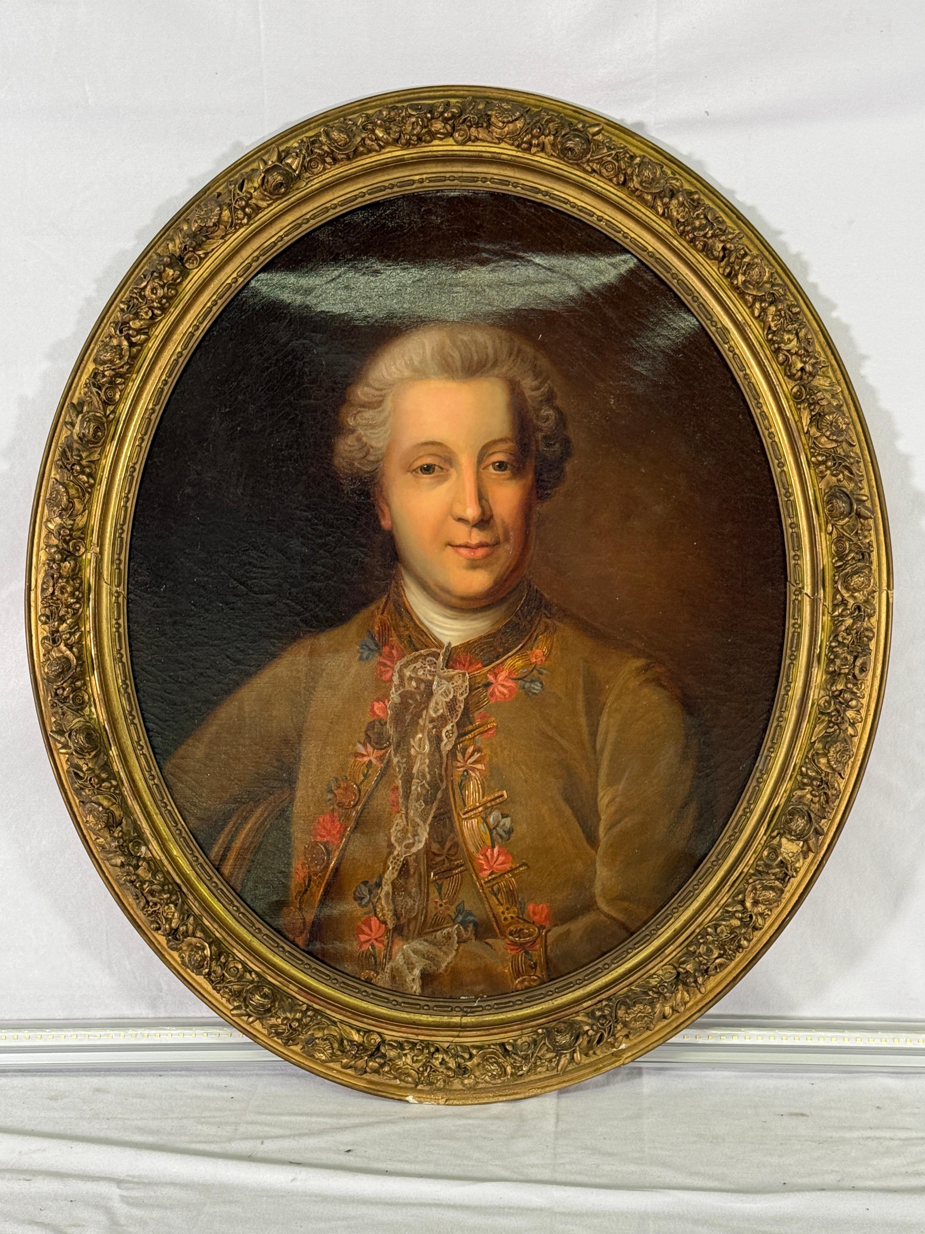 Louis XVI Portrait français du début du XIXe siècle d'Hubert Robert The Ambassadeur papal de France en vente