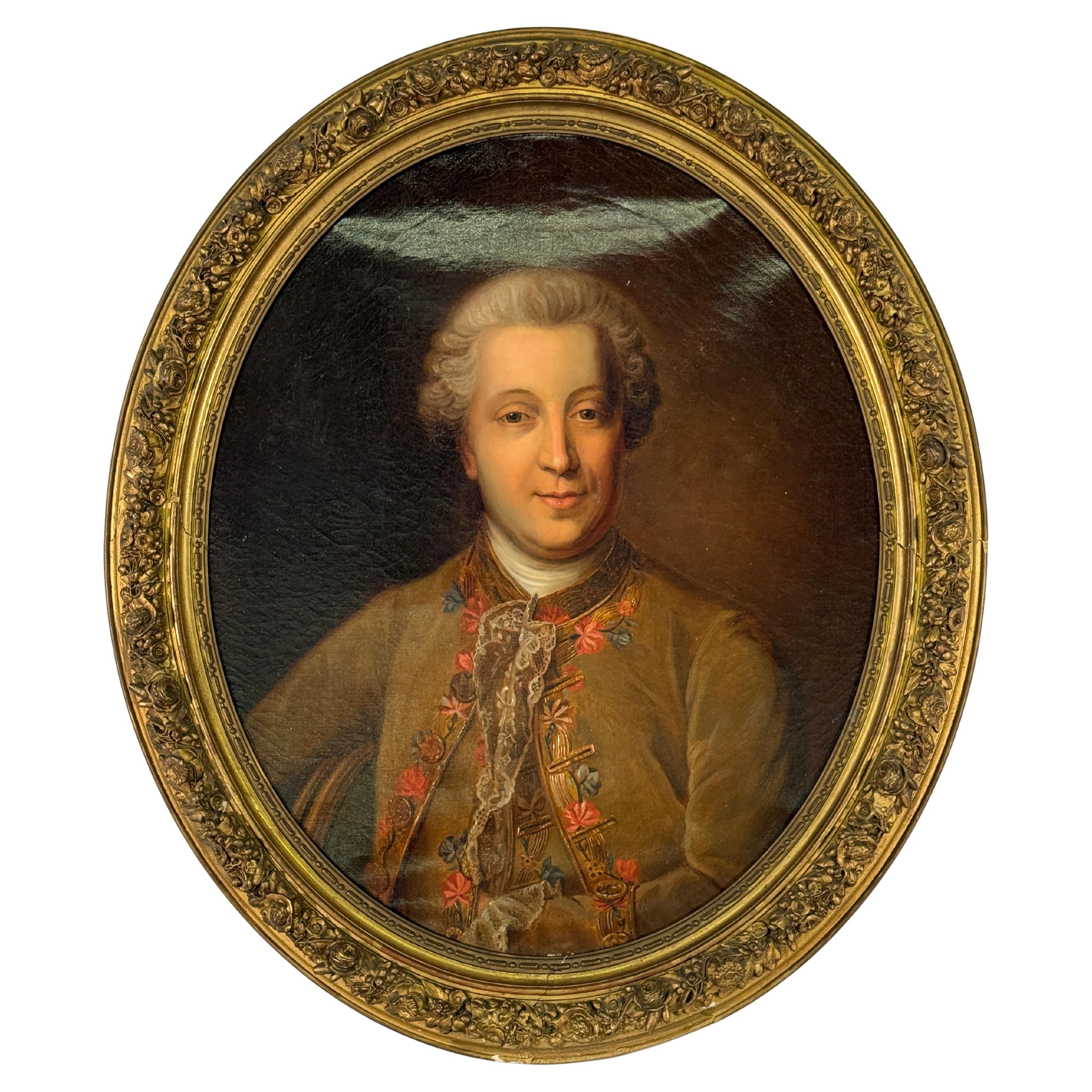Early 19th Century French Portrait of Hubert Robert Papal Ambassador of France