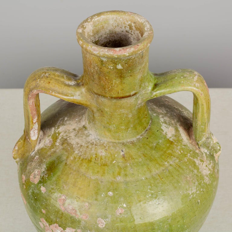 Early 19th Century French Pottery Water Jar For Sale at 1stDibs