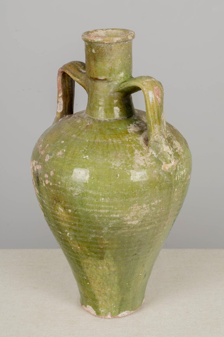 Early 19th Century French Pottery Water Jar For Sale at 1stDibs