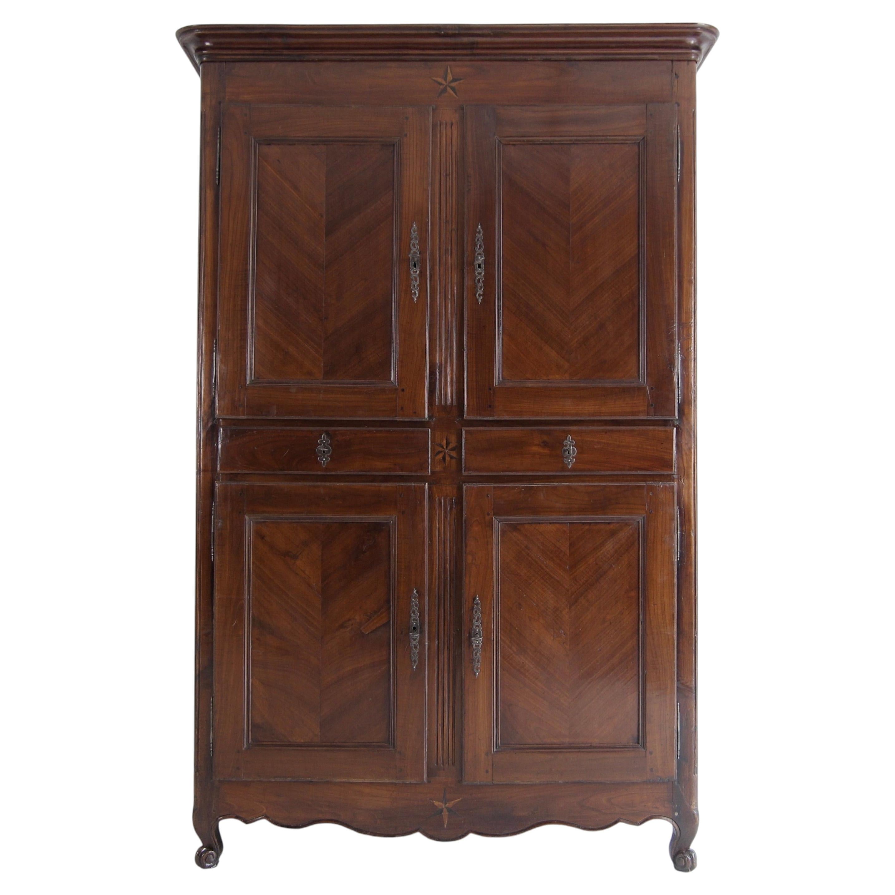 Early 19th Century French Provincial Cherrywood Cabinet