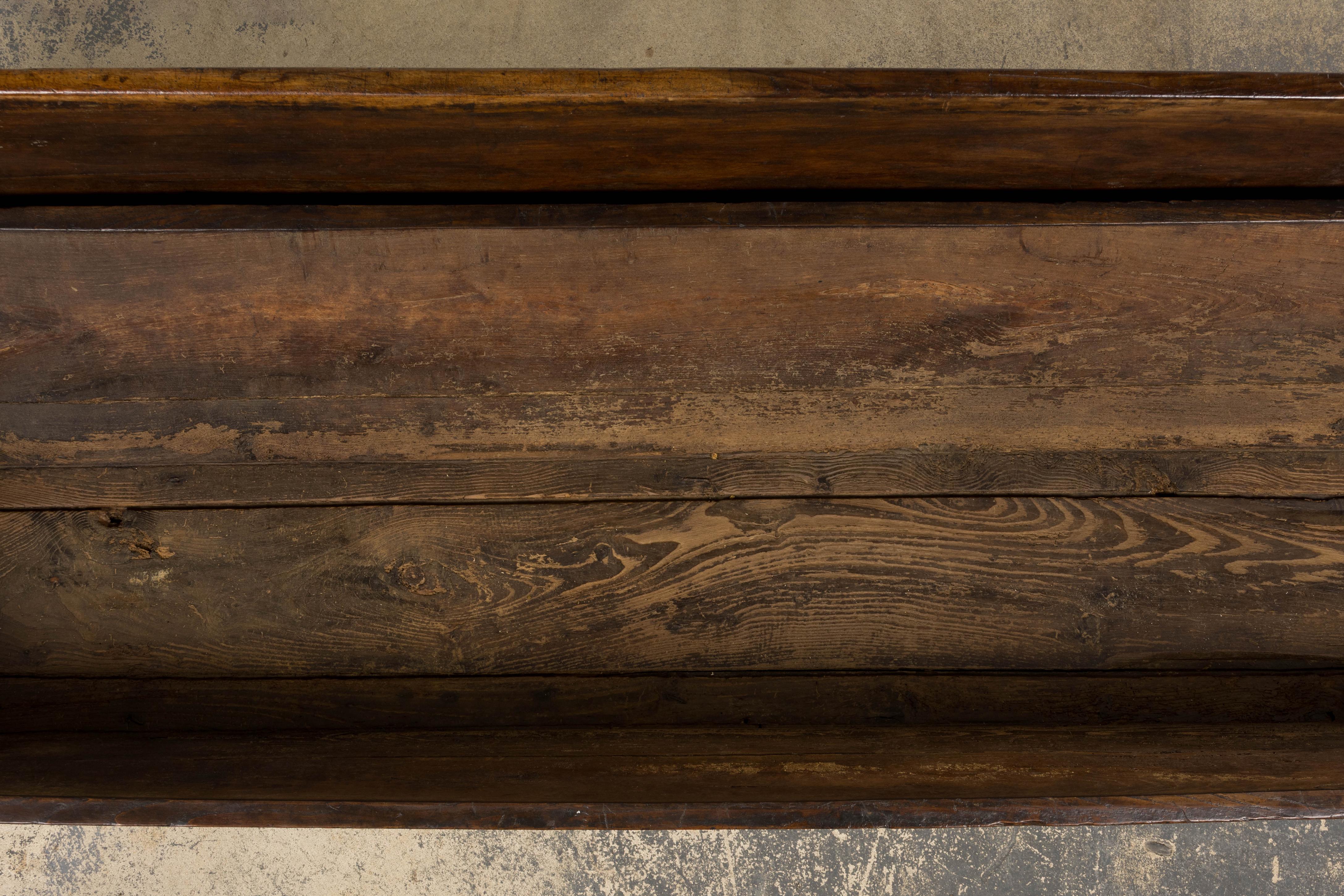 Early 19th Century French Provincial Dough Bin Coffee Table For Sale 5