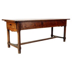 Early 19th Century French Provincial Farm House Dining Table