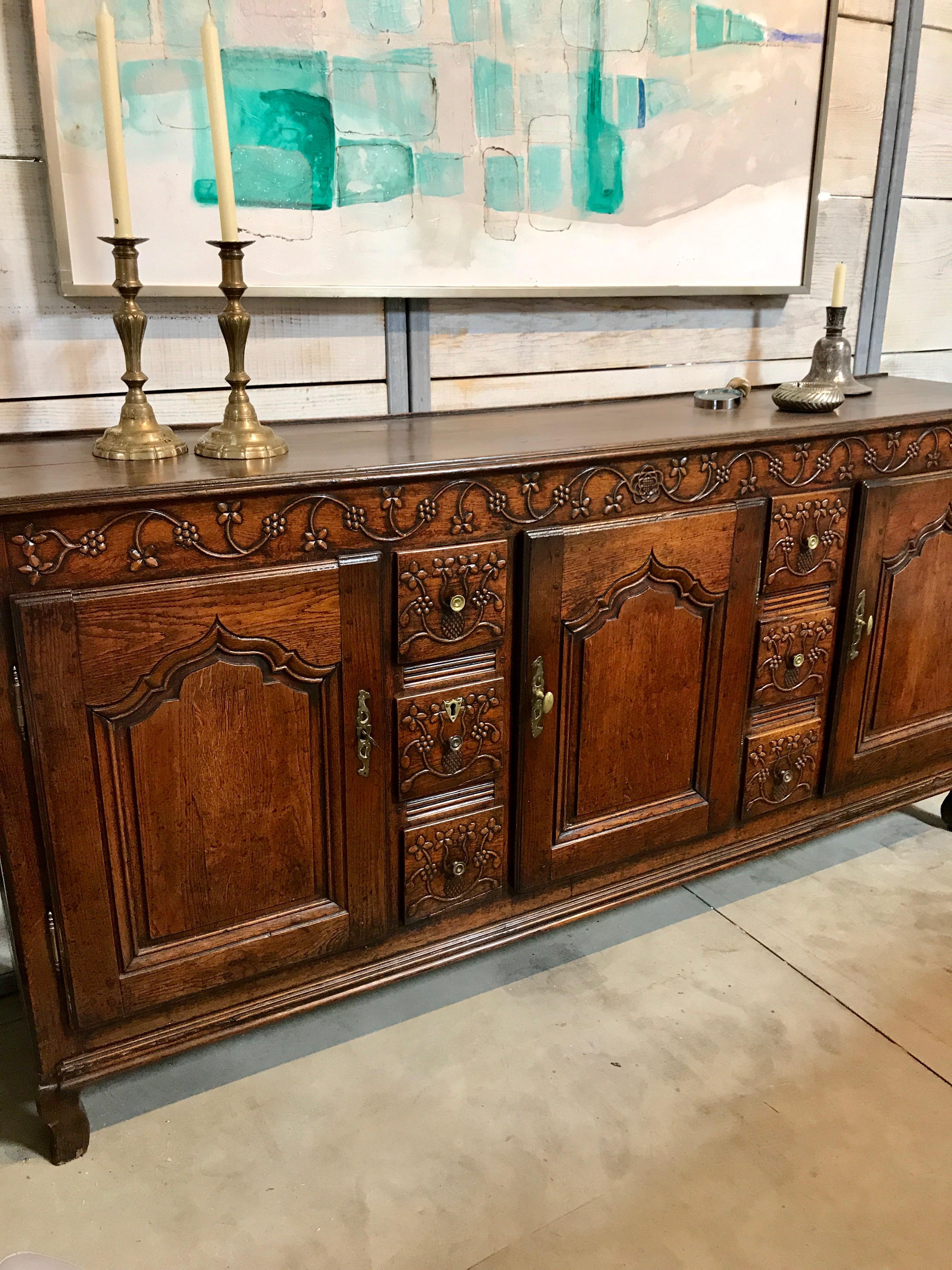 Early 19th Century French Provincial Louis XV Style Buffet 3