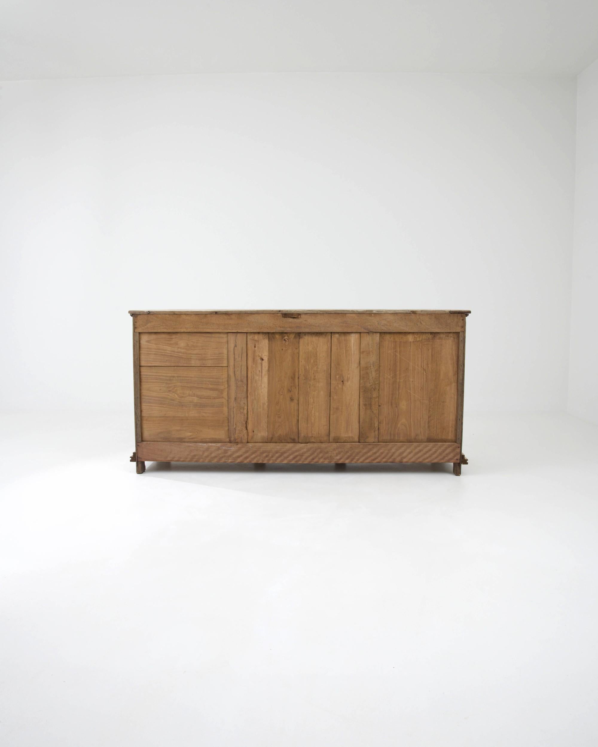 Early 19th Century French Provincial Oak Buffet 10