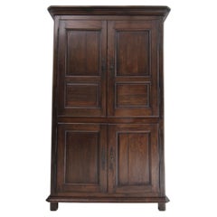 Armoire en chêne de style provincial français du début du 19e siècle