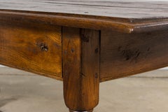Early 19th Century French Provincial Oak Farm Table