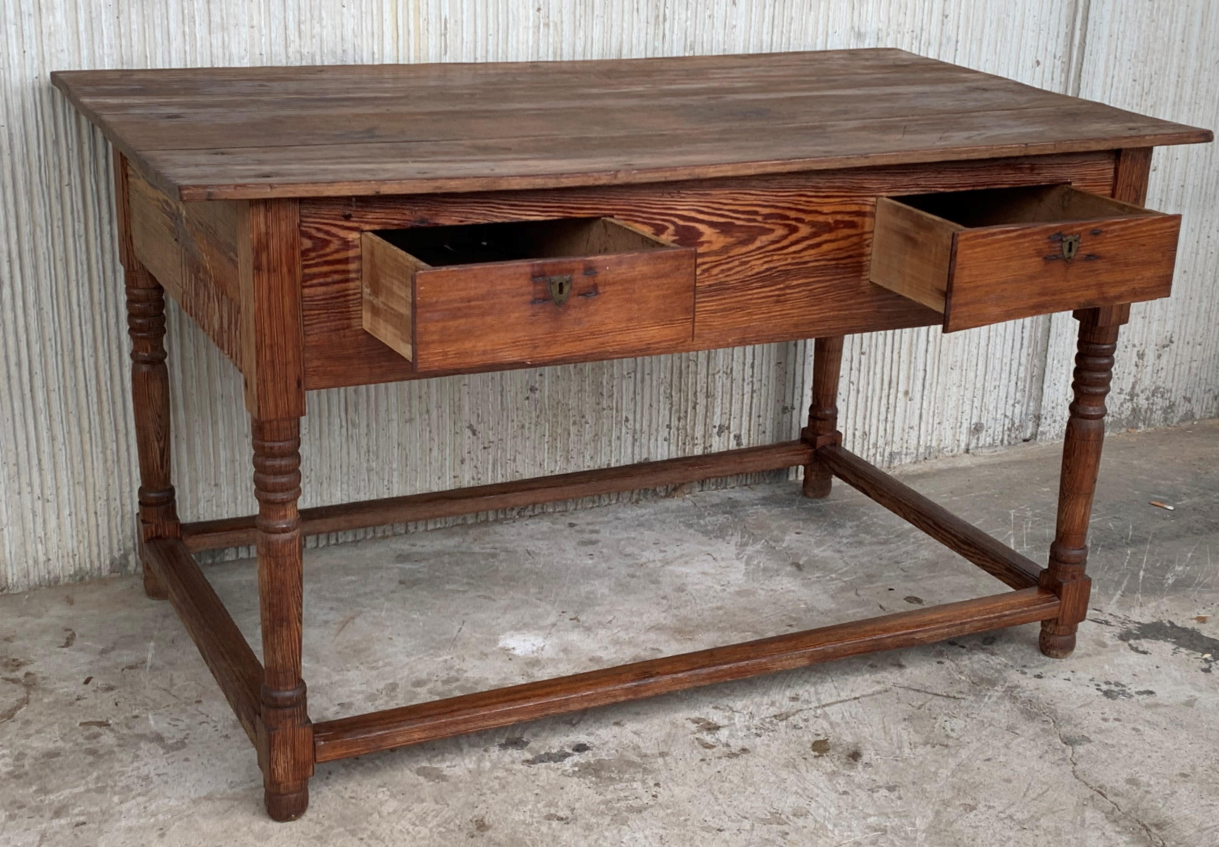 kitchen table with drawers