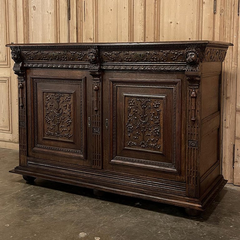 Renaissance Revival Early 19th Century French Renaissance Buffet For Sale