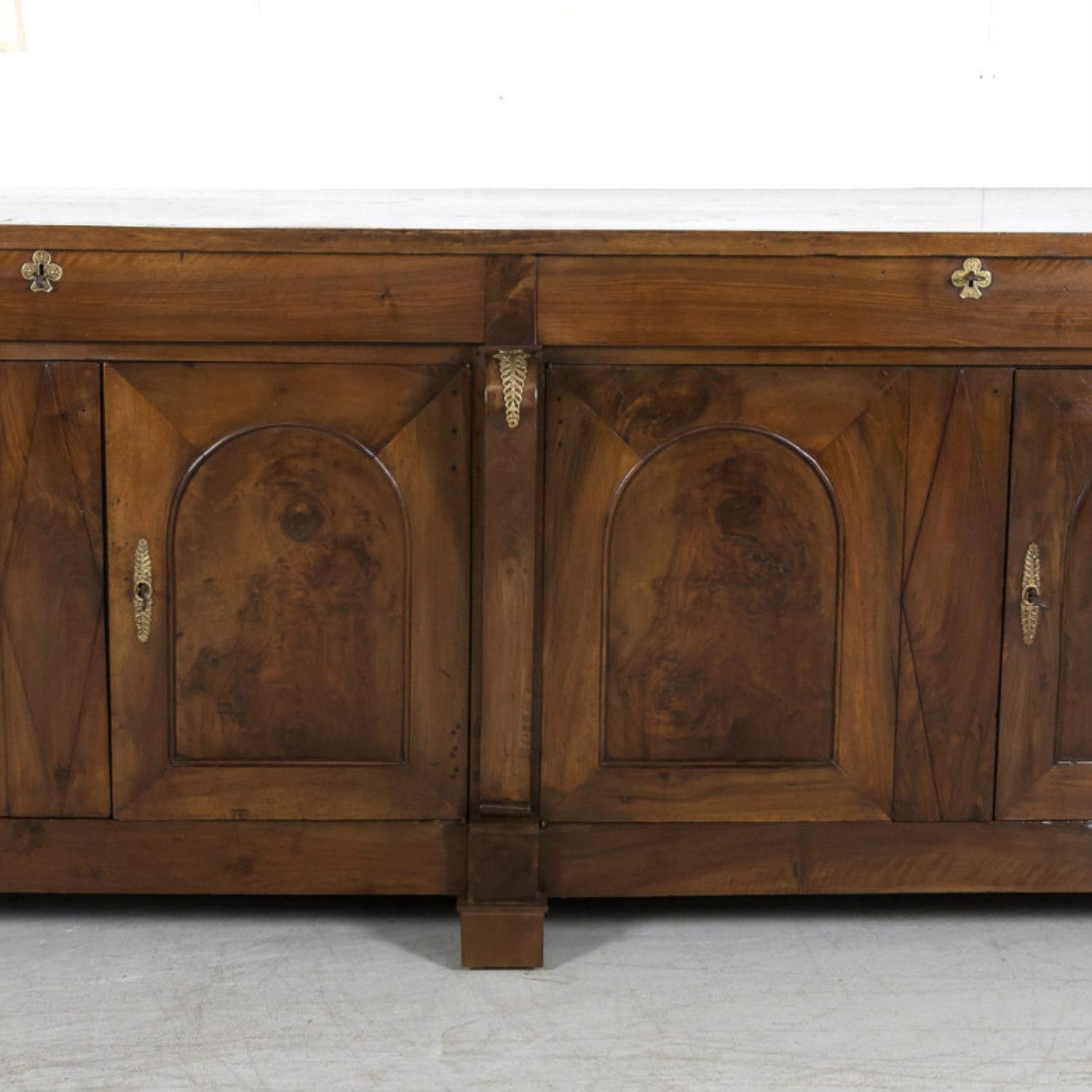 Early 19th Century French Restauration Period Chateau Enfilade Buffet 4