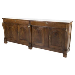 Early 19th Century French Restauration Period Chateau Enfilade Buffet