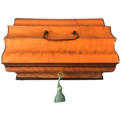 Early 19th Century French Shaped Satinwood Box