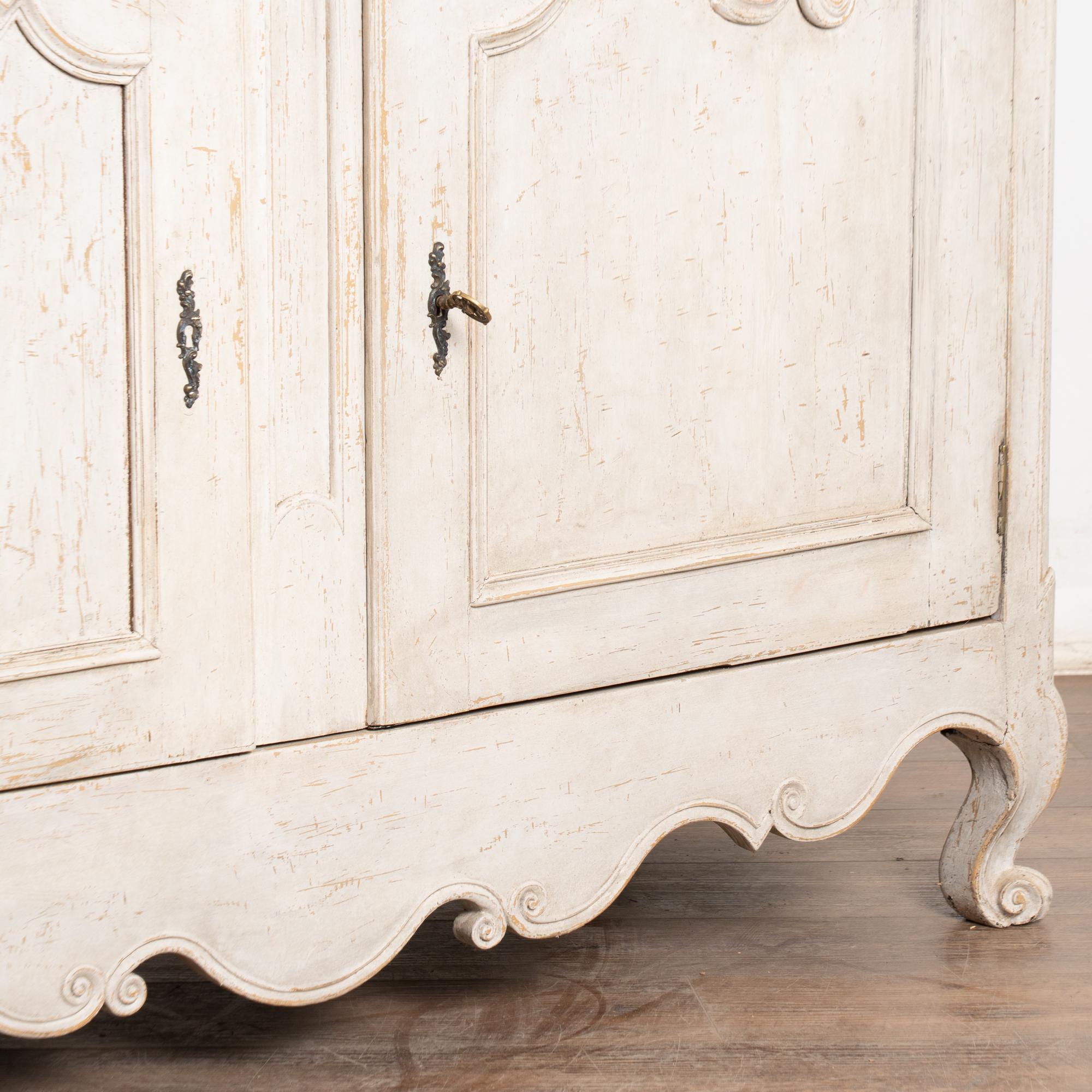 Frühes 19. Jahrhundert Französisches Sideboard Buffet Weiß gestrichen im Angebot 12
