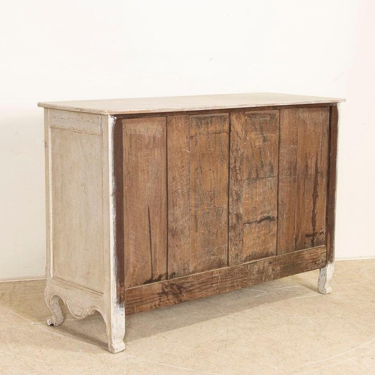 Early 19th Century French Sideboard Buffet Painted White For Sale 1