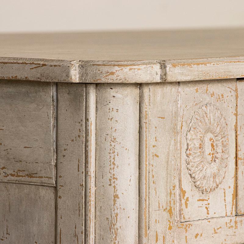 Early 19th Century French Sideboard Buffet Painted White For Sale 5