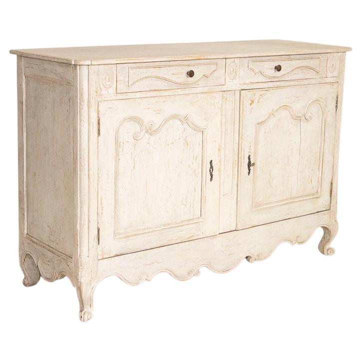 Early 19th Century French Sideboard Buffet Painted White
