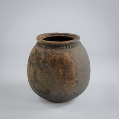 Early 19th Century French Terracotta "Ponne" Or Storage Vessel
