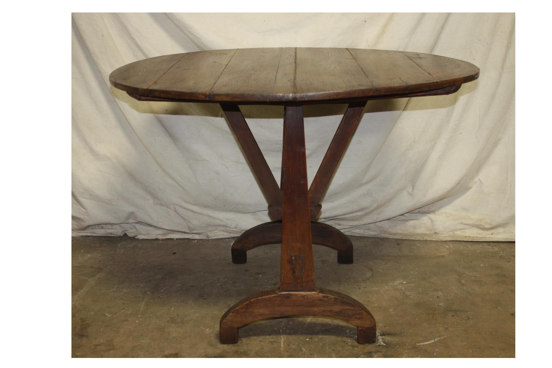 Early 19th Century French Tilt-Top Table 7