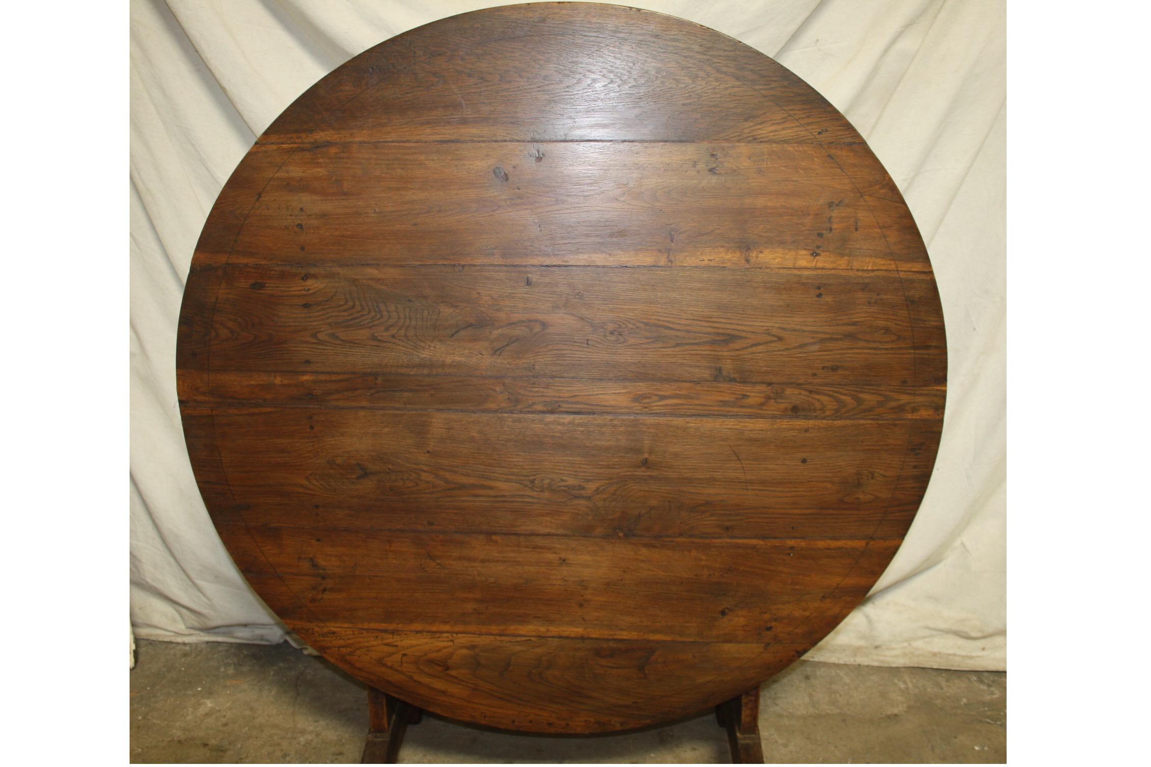 Early 19th Century French Tilt-Top Table 1