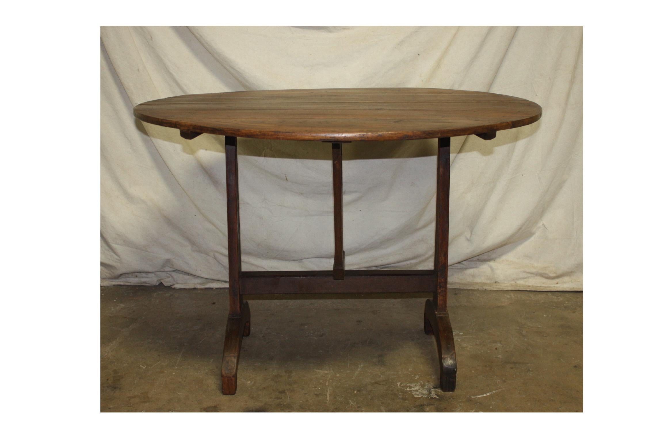 Early 19th Century French Tilt-Top Table 4