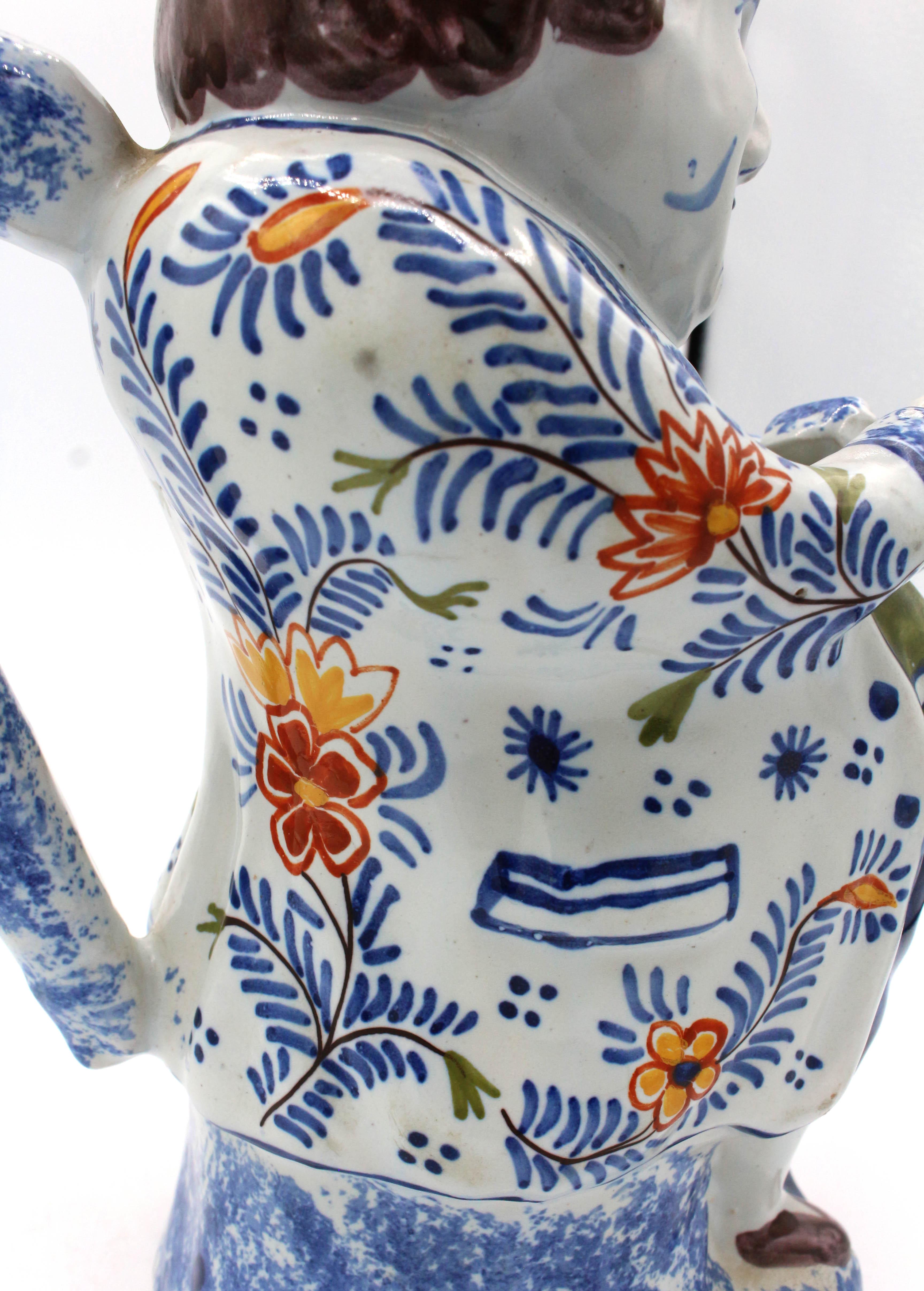 Early 19th Century French Toby Jug, Faience 2
