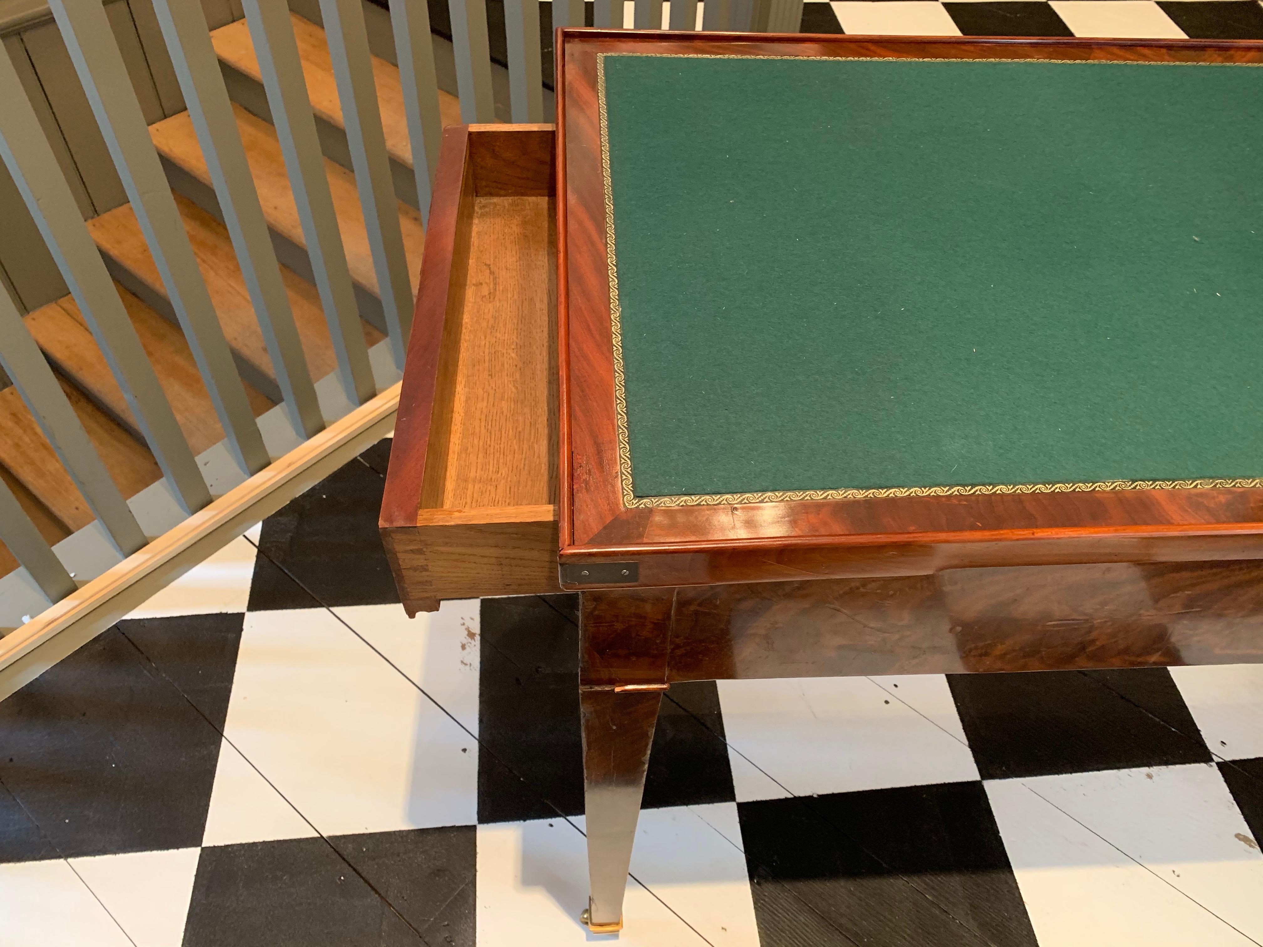 Early 19th Century French Tric-Trac or Backgammon Games Table In Good Condition In Essex, MA