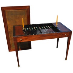 Early 19th Century French Tric-Trac or Backgammon Table