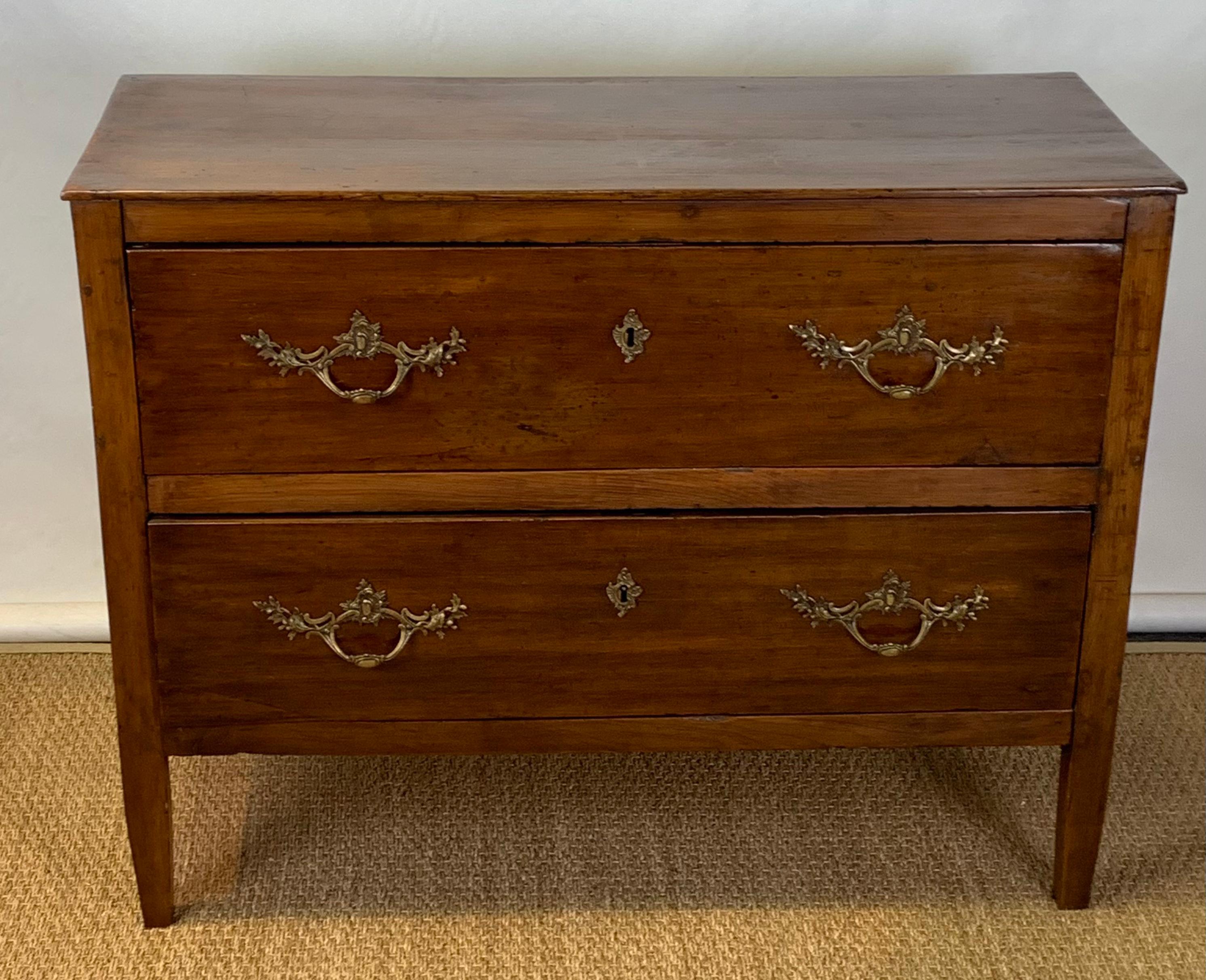 Early 19th Century French Two-Drawer Commode 1