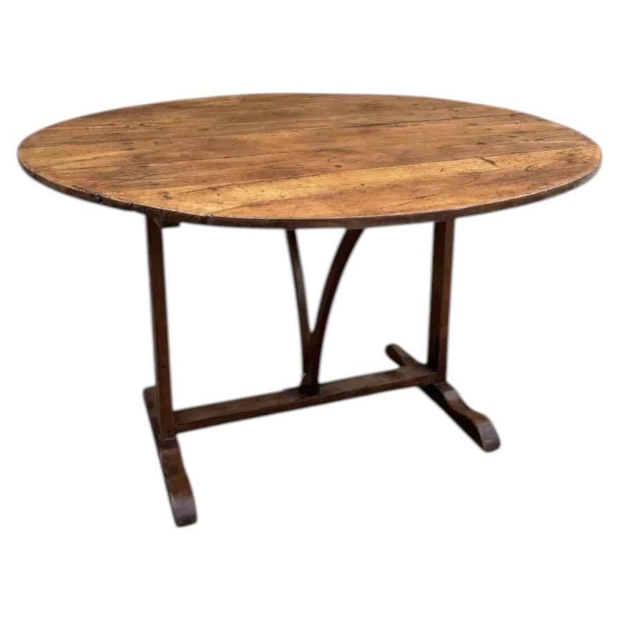 Early 19th Century French Vintner's Table, Elegant Design, Circa 1830 For Sale