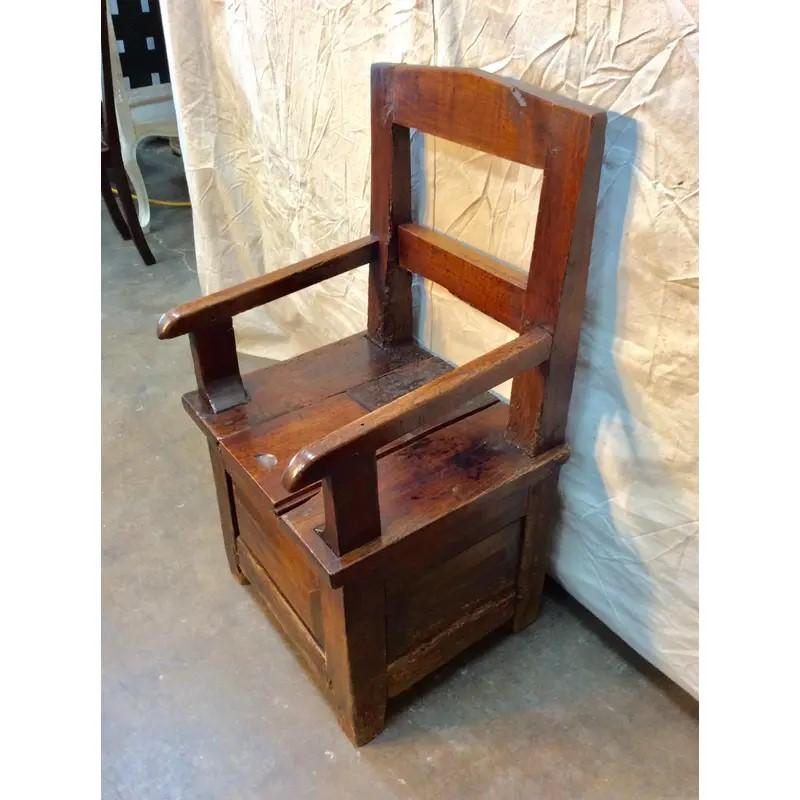 Hand-Crafted Early 19th Century French Walnut Armchair For Sale