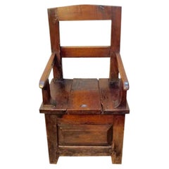Antique Early 19th Century French Walnut Armchair