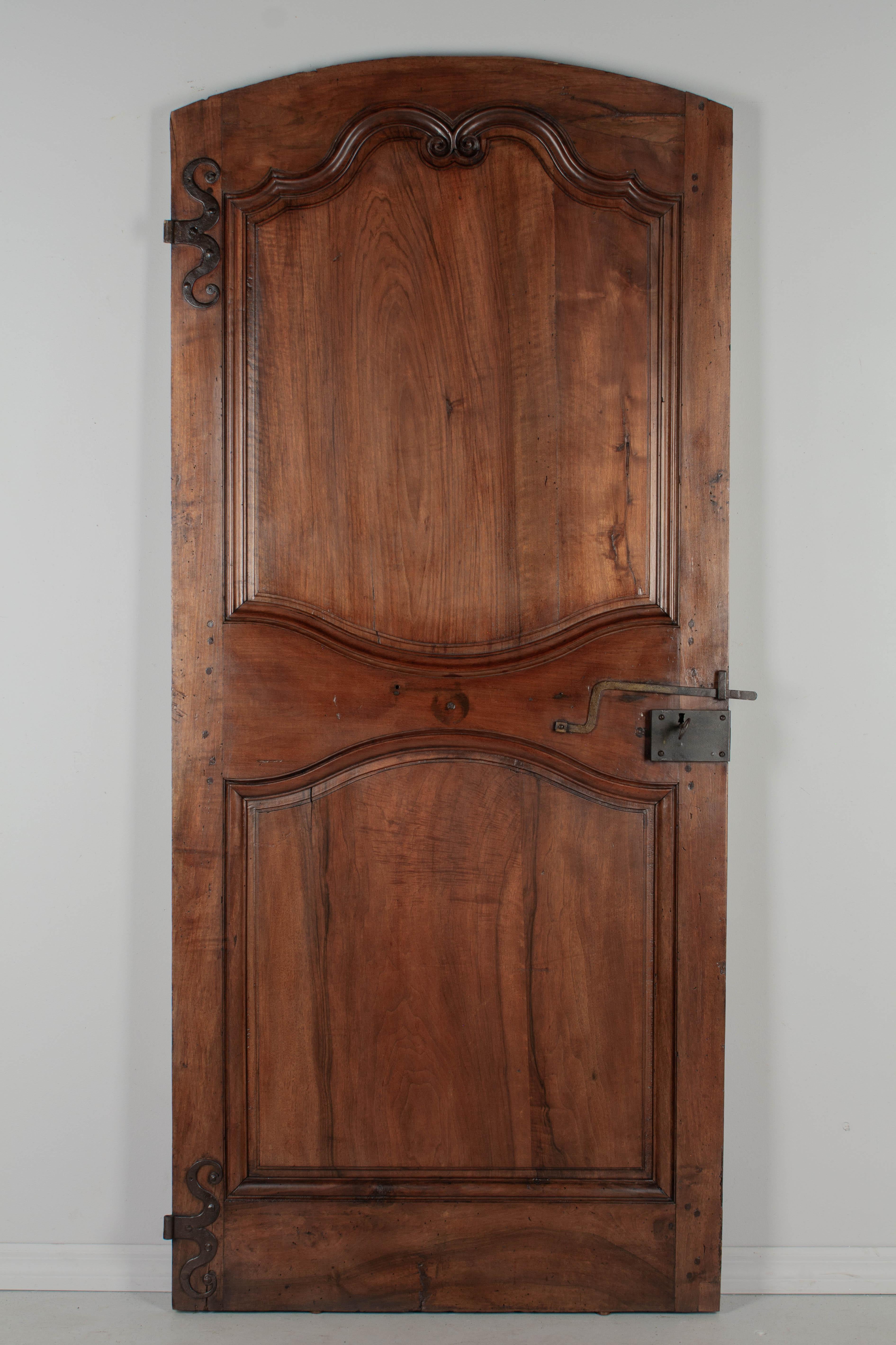 Louis XV Early 19th Century French Walnut Door  For Sale