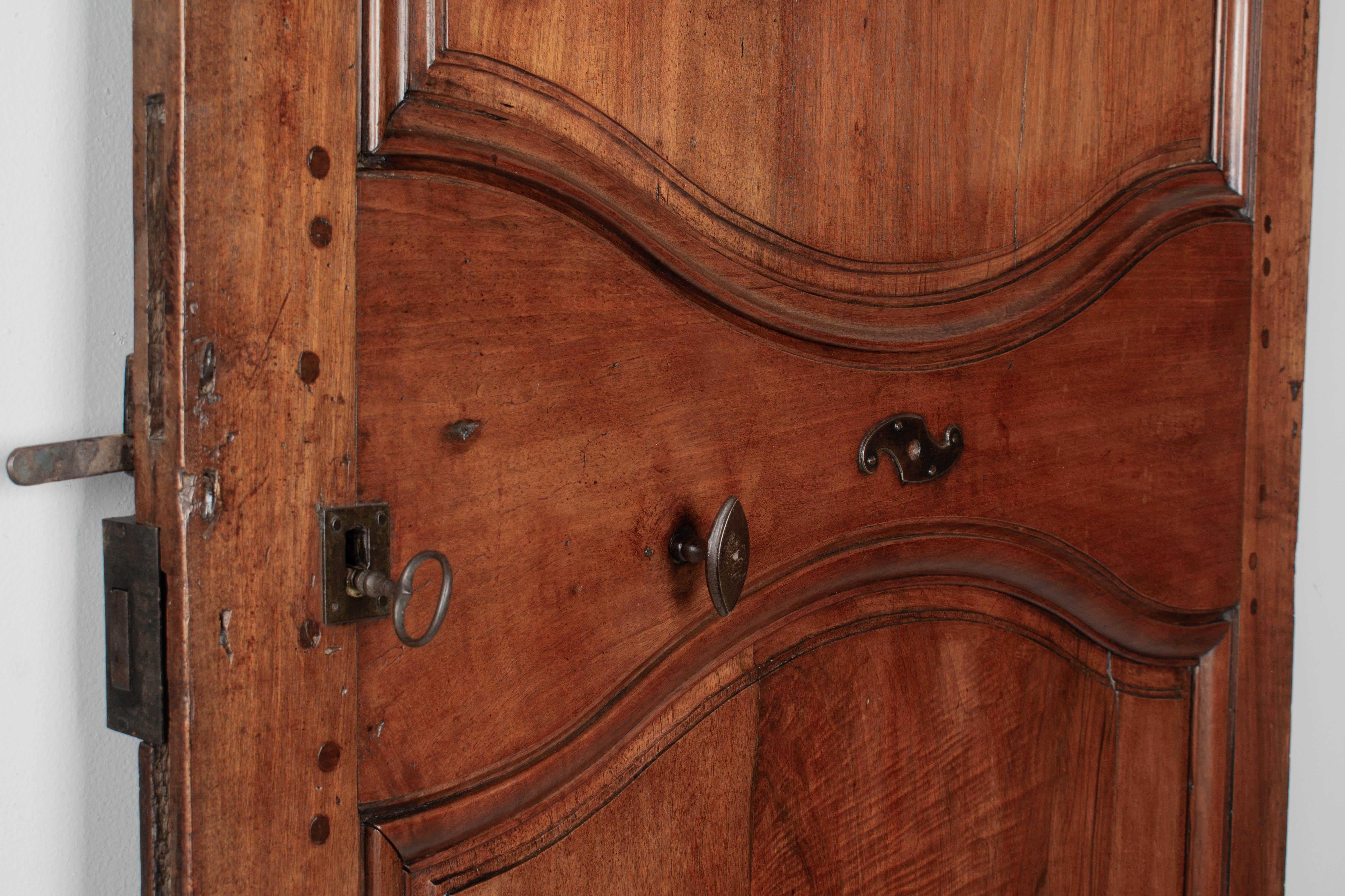 Early 19th Century French Walnut Door  In Good Condition For Sale In Winter Park, FL